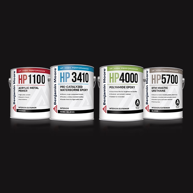 HP1100 Acrylic Metal Primer, HP3410 Pre-Catalyzed Waterborne Epoxy, HP4000 Polyamide Epoxy, and HP5700 DTM Mastic Urethane HP1100 Acrylic Metal Primer, HP3410 Pre-Catalyzed Waterborne Epoxy, HP4000 Polyamide Epoxy, and HP5700 DTM Mastic Urethane
