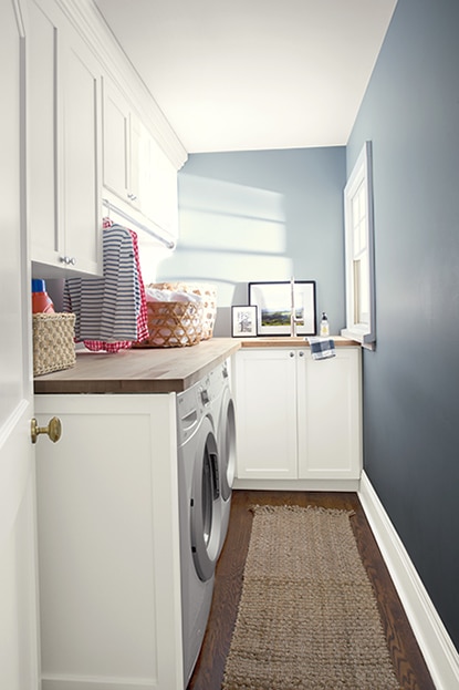 Painting a Laundry Room Get Inspired with Benjamin Moore Paint ...