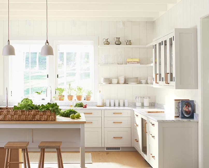modern white gray benjamin moore kitchen colors
