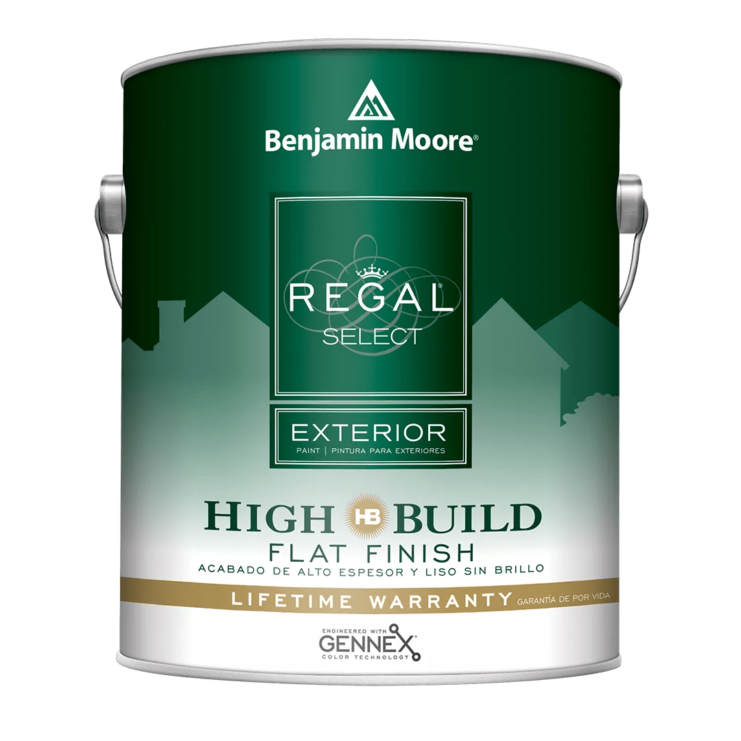 Regal® Select Pintura para exteriores - sin brillo, recorte de lata de 1 galón