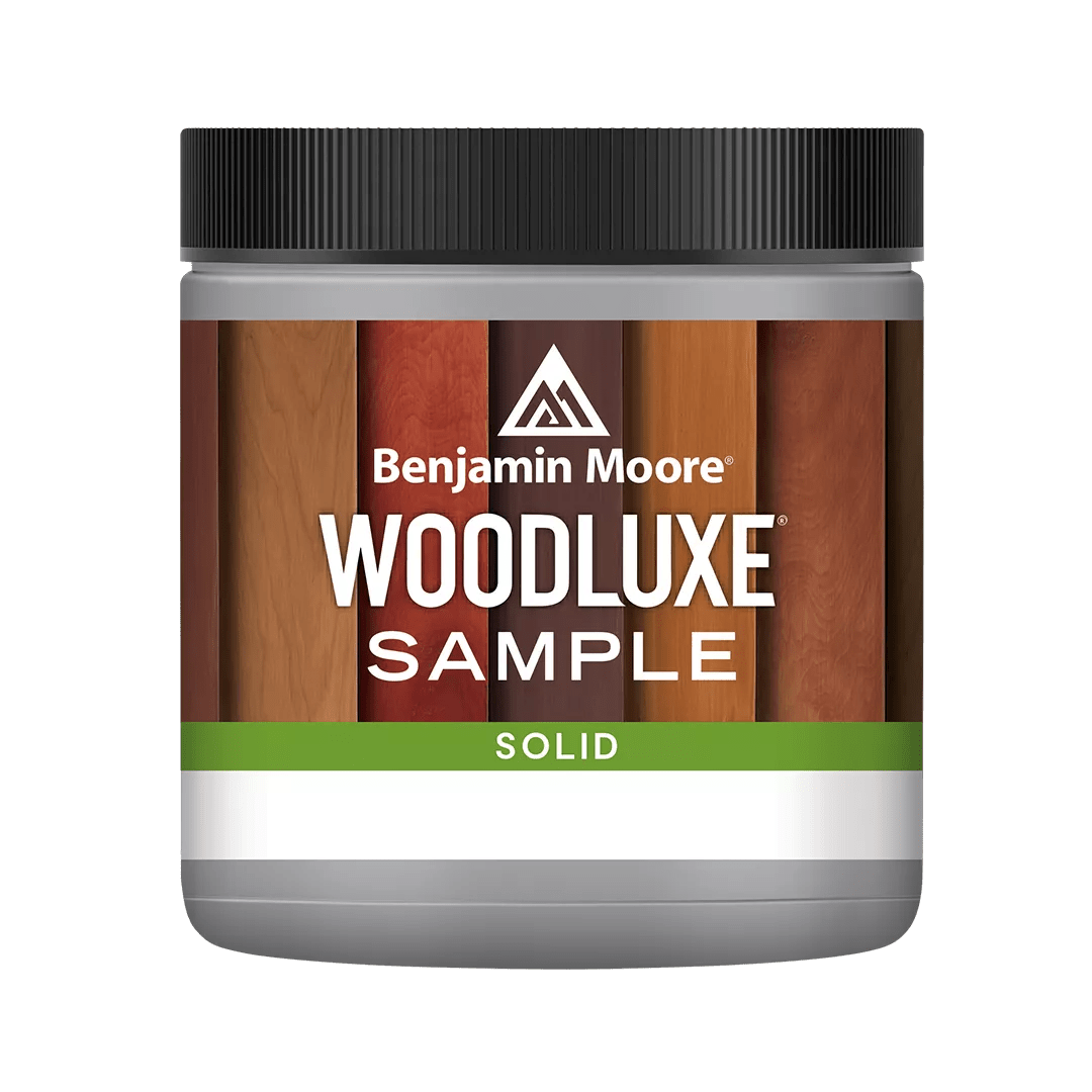 Recorte de lata de muestra de tinte Woodluxe liso